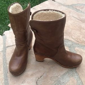 UGG Brown Leather Boots